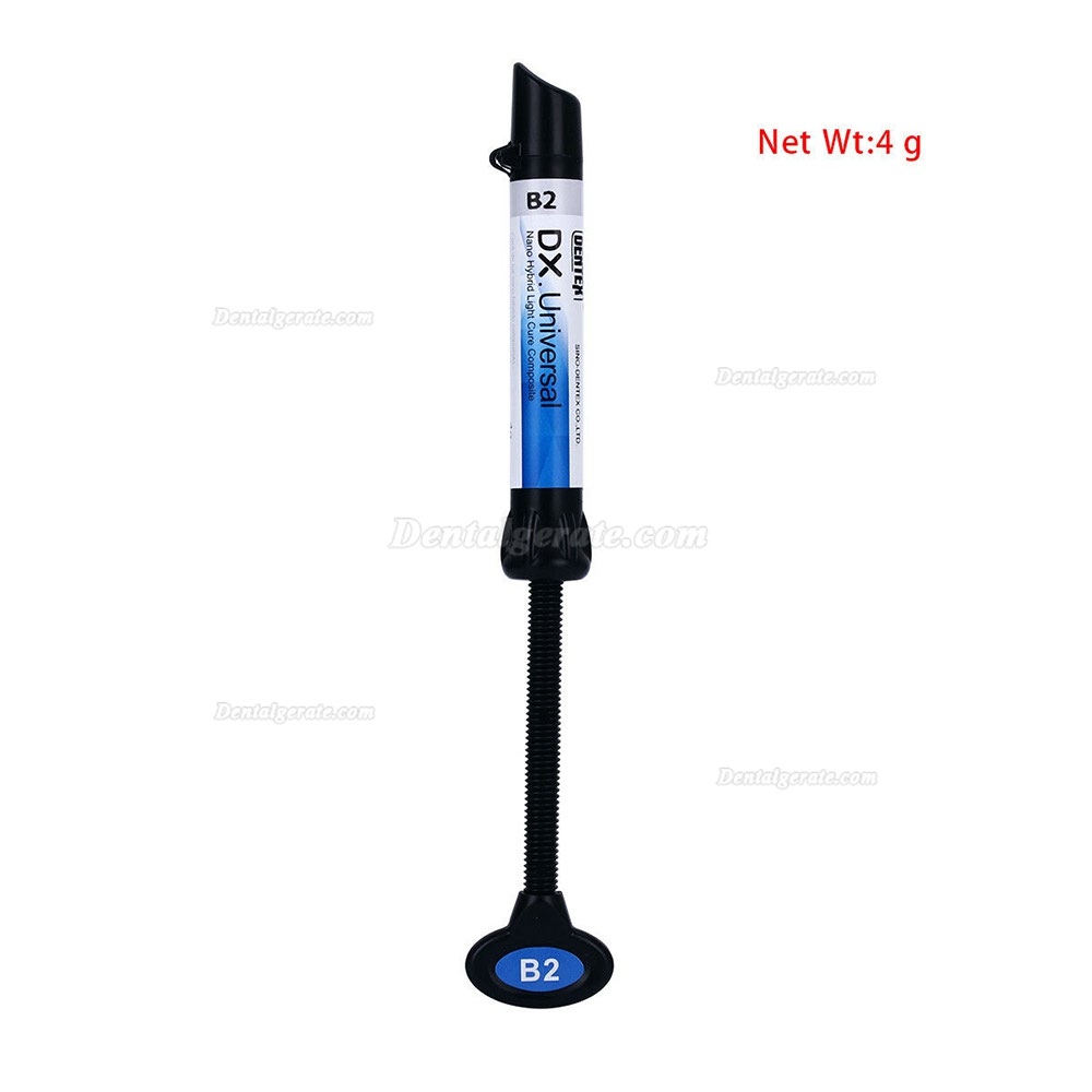 5Pcs  B2 Lichth&auml;rtende Dental Hybridkunstharz Composite Syringe